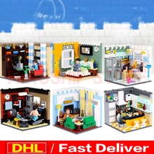 XINGBAO 01401 оригинальные 2116 шт. строительные наборы игрушка leping гостиной набор строительных блоков Кирпичи Обучающие игрушки, подарки leingesly