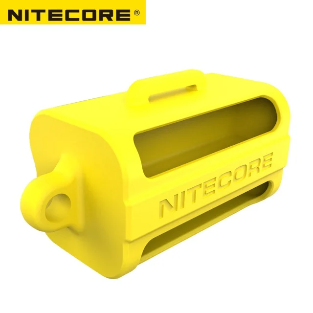 Nitecore NBM40 силиконовый чехол-держатель коробка для хранения портативный аккумулятор журнал 18650 чехол для батареи - Цвет: Yellow