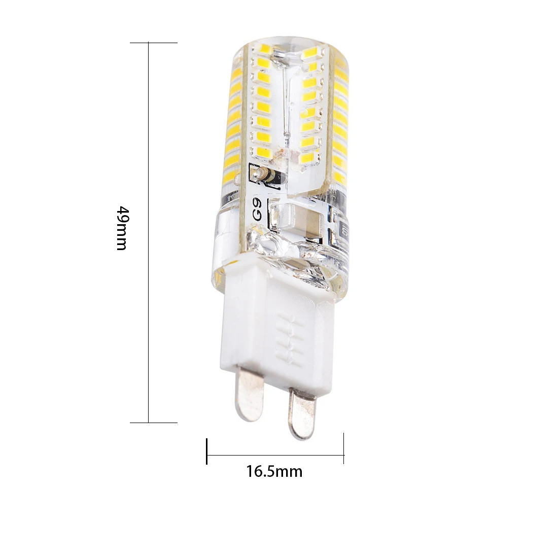 5 шт. G9 светодиодный светильник 9 Вт 64 светодиодный Теплый/естественный/холодный белый мини-светодиодная лампа AC220V/AC110V люстра свет заменить галогенные лампы