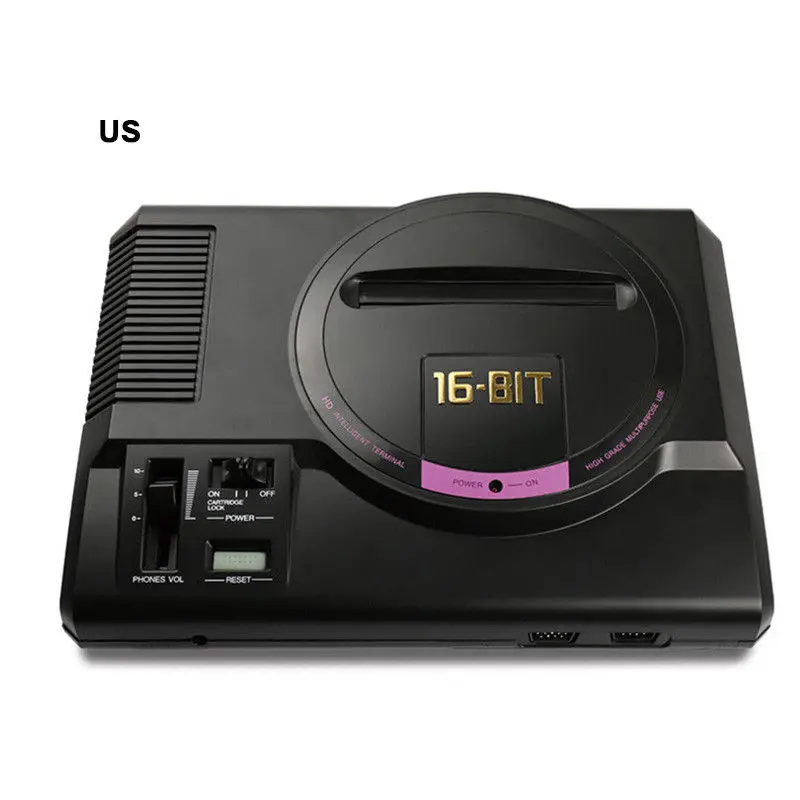 16 бит игровой консоли SEGA MEGA DRIVE 1 Genesis высокой четкости ТВ с 2 4G беспроводной controlle