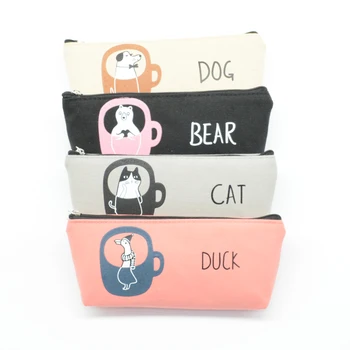 

Dog Pencil Case Cartucheras Para Lapices Escolares Animal School Bear Astuccio Scuola Estuche Lapices Kawaii Animal Bag