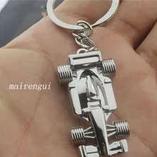 Formula 1 гоночный автомобиль Стилизация брелка Мужская цепочка для ключей для BMW Renault Skoda Ferrari Maserati Mercedes AMG брелок автомобильные аксессуары