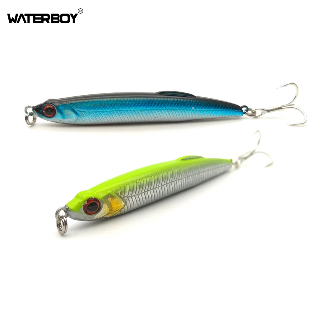 

HAOS Stick Sinking Pencil Fishing Lure Jigging 7cm 10g Small Longcast Shad Minnow 3D Eye Bass Pike Artificial Bait