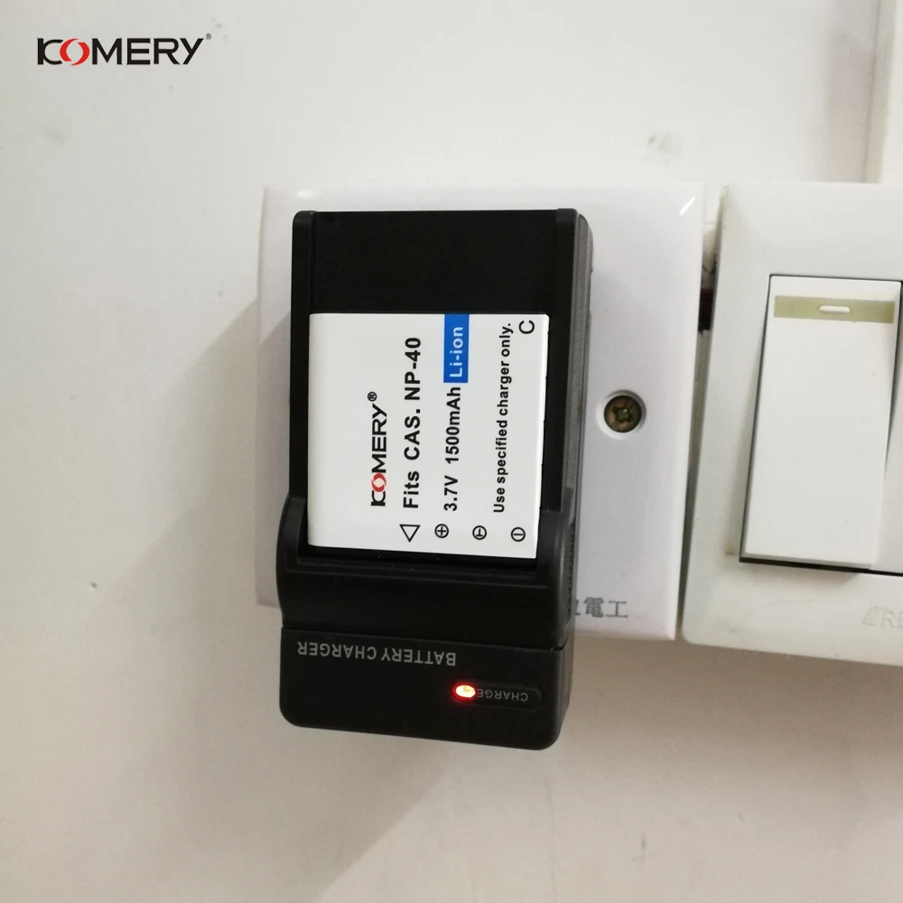 KOMERY оригинальное зарядное устройство подходит для X05/DV-02/CDR6/FHD-4K/KOMERY-Z9/FHD-K9 зарядки аккумулятора камеры