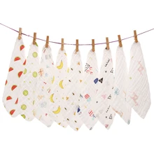 Большой вес новорожденных 6-ти слойная Косынка из ткани газ хлопковый Биб полотенце из газовой ткани Муслин мочалки салфетки для бани халаты с нагрудником детские мочалки салфетки для бани халаты тертые хлопковые полотенца