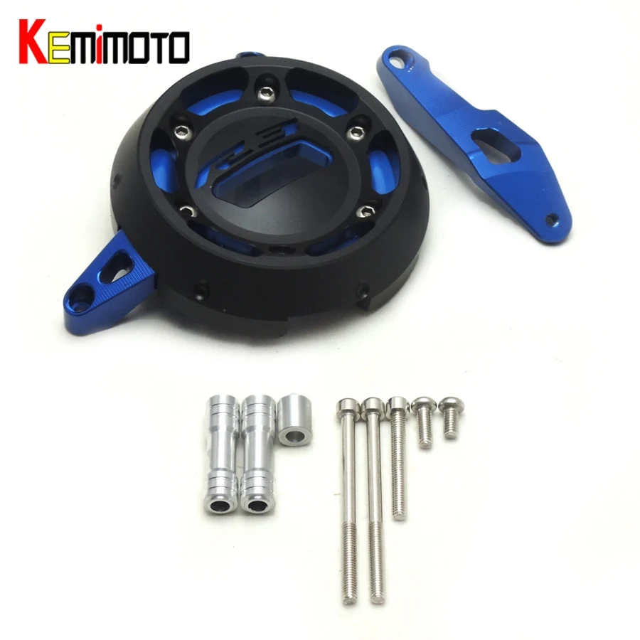 

KEMiMOTO For YAMAHA YZF R25 R3 2015 Aluminum Right Side Engine Protective Cover Guard MT-03 MT03 YZF-R3 YZF-25 2014 2015 2016