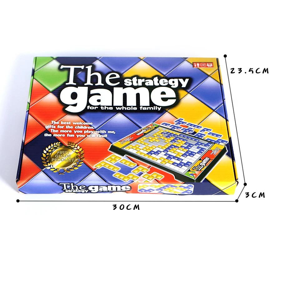 The Blokus strategy game version blokus broad game funny toys for the whole family, 2 Player and 4 Player Version for choose
