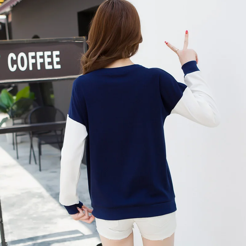 Camisetas mujer Топы Майка Женщин 2016 футболка femme осень Полный Футболка Женский casualTshirt