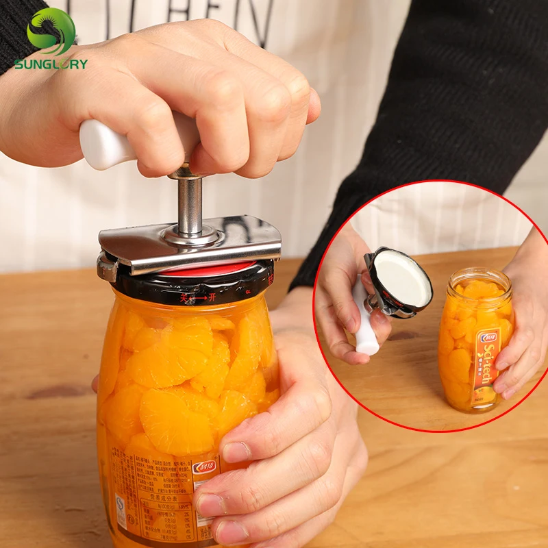 

Manual Can Opener Adjustable Can Tin Openers Stainless Steel Bottle Cap Opener Wrench Free Size Suit Any Cans Kitchen Gadgets