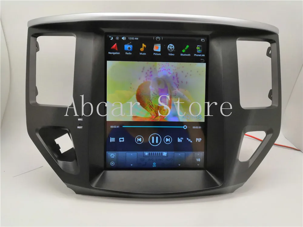 10,4 ''Tesla стиль Android 8,1 автомобильный dvd-плеер gps навигация для nissan Pathfinder 2013- стерео PX6 CARPLAY радио авто ips
