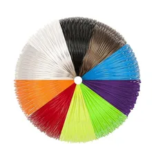 20 цветов материал для детей 3d Ручка для рисования с пластиковым 3d-принтером ручка PLA экологичный высококачественный инструмент для рисования