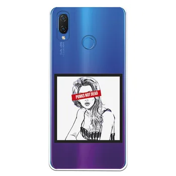 

Stand case costume drawing Punks Not Dead WP002 for Huawei P Smart Plus