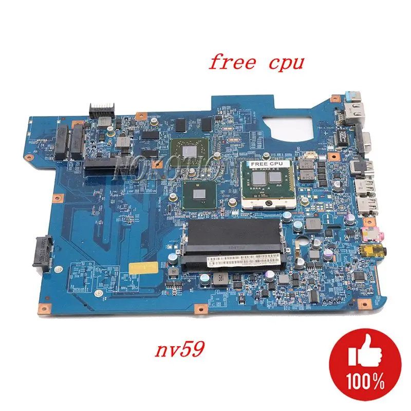 NOKOTIO NMBBH601001 MB. BH601.001 основная плата для шлюза NV59 материнская плата для ноутбука 48.4GH01.01M HM55 DDR3 HD5650 Бесплатный процессор