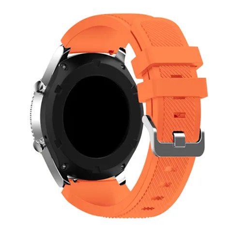 Apricot Gear S3 для samsung Galaxy watch 46 мм 42 мм S3 Frontier amazfit bip huawei watch gt ремешок 22 мм ремешок силиконовый браслет - Цвет ремешка: Apricot