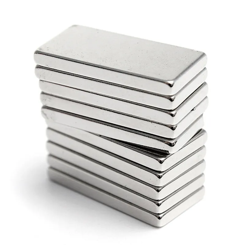 

5pcs 20 x 10 x 2 mm Super Strong Block Cuboid Magnets Rare Earth Neodymium Permanent Magnets Watch Your Hand