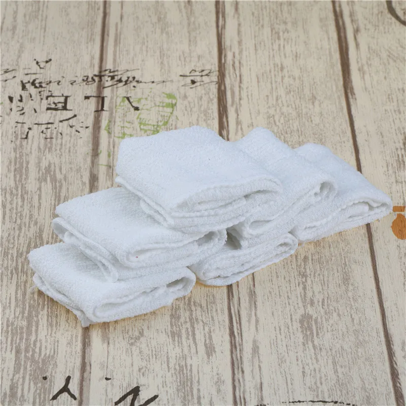 6 шт. новая практичная Белая Квадратная хлопковая ткань для лица и автомобиля, домашнее чистящее полотенце, товары для дома