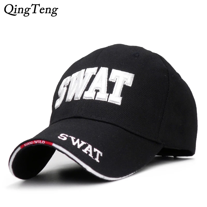 

Letter SWAT baseball caps brand 2019 Ourdoor Army Tactical Cap Mens Adjustable Women Snapback hat Gorras Para Hombre