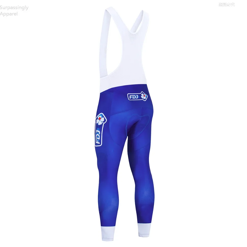 Синий FDJ Велосипедный спорт велосипедная форма брюки джерси костюм наборы для ухода за кожей для мужчин Road велосипед спортивный для езды на