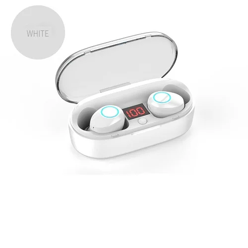 B Водонепроницаемый TWS Bluetooth 5,0 гарнитура наушники с цифровым дисплеем зарядная коробка беспроводные 3D настоящие TWS наушники для IOS Android - Цвет: B