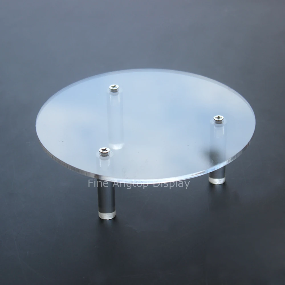 

Round Acrylic Table Risers Jewelry Display Plexiglass Platform Risers
