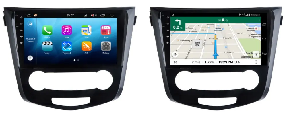 Автомобильный проигрыватель Android 10," ips ЖК-экран для Nissan X-Trail Qashqai~ автомобильный gps-навигатор радио AMP BT SD USB AUX wifi