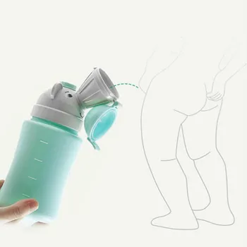 

Cute Portable Child Potty Urinal Bottle for Children Baby Car Toilet Vehicular Urinal Travel Man Woman Pee Tool