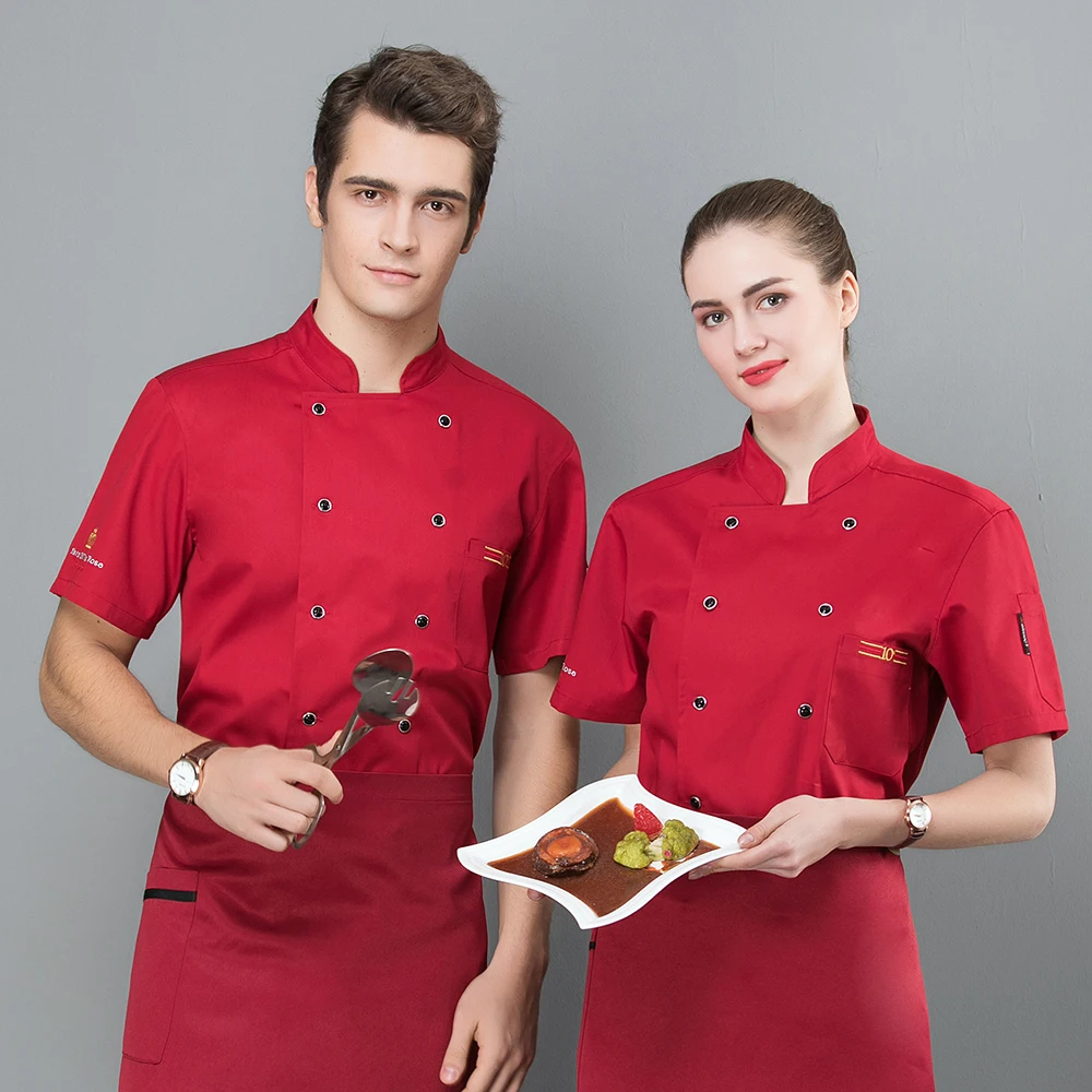 Куртка шеф-повара, форма для буфета, Ropa De Cocina, суши, хлебопекарня, отель для выпекчки пирога, хлеб, кофейня, еда, обслуживание, женщины, мужчины, рабочая одежда