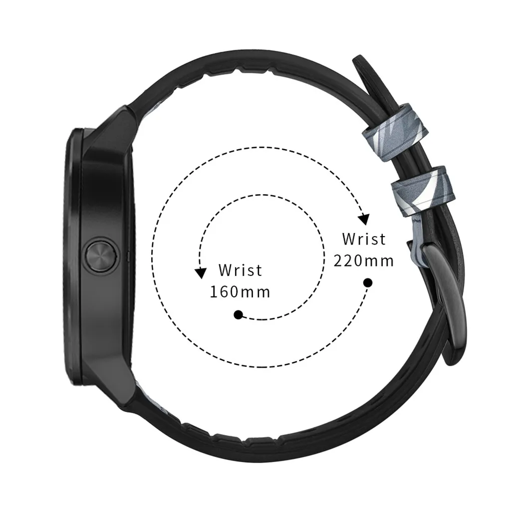 Ouhaobin 20 мм силиконовый ремешок для часов Garmin Vivoactive 3 ремешок для часов Силиконовый Браслет сменный ремешок 701#2