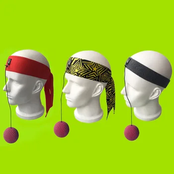 

1M Fighting Solid Rubber Ball Boxing Equipment with Head Band for Reflex Speed Training Boxing Punch Muay Thai Exercise