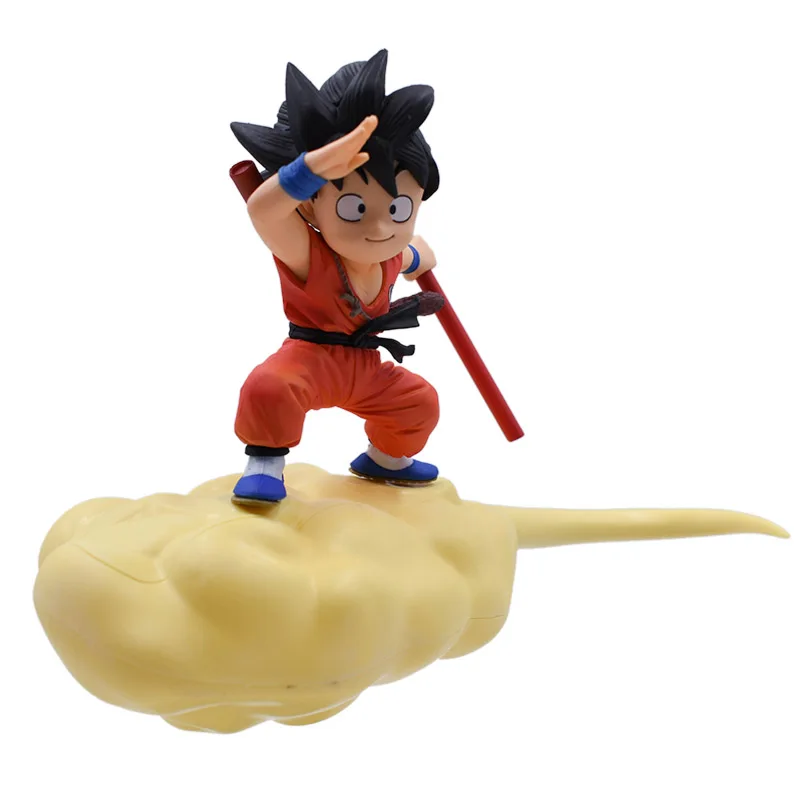 

10 cm Anime Dragon Ball Z Super Saiyan Goku Red FES Somersault Cloud PVC Action Figure Doll Model Toy Halloween Christmas Gift