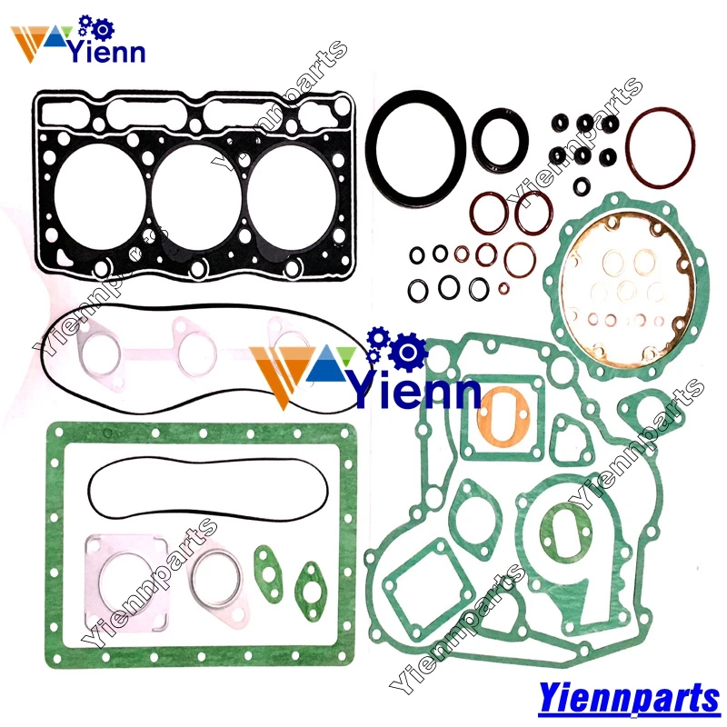 

For KUBOTA D1005 Overhaul Gasket Kit Upper Lower Set Fit Kubota B1750D B1750E Tractors Diesel Engine Repair Parts