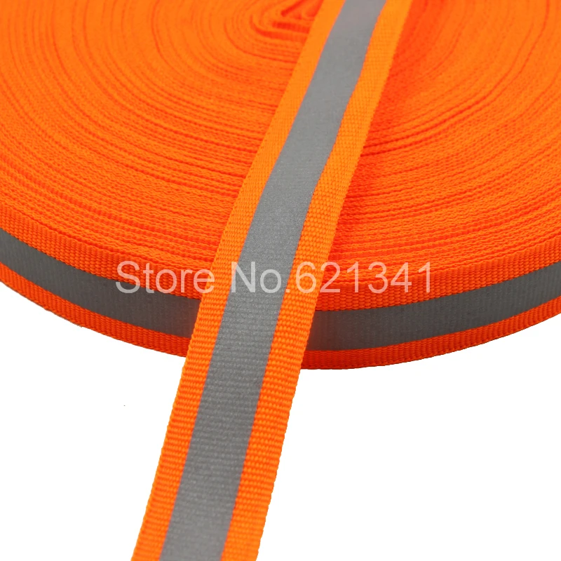 (10 meters/lot) Safety Traffic Reflective Materials Orange Reflective