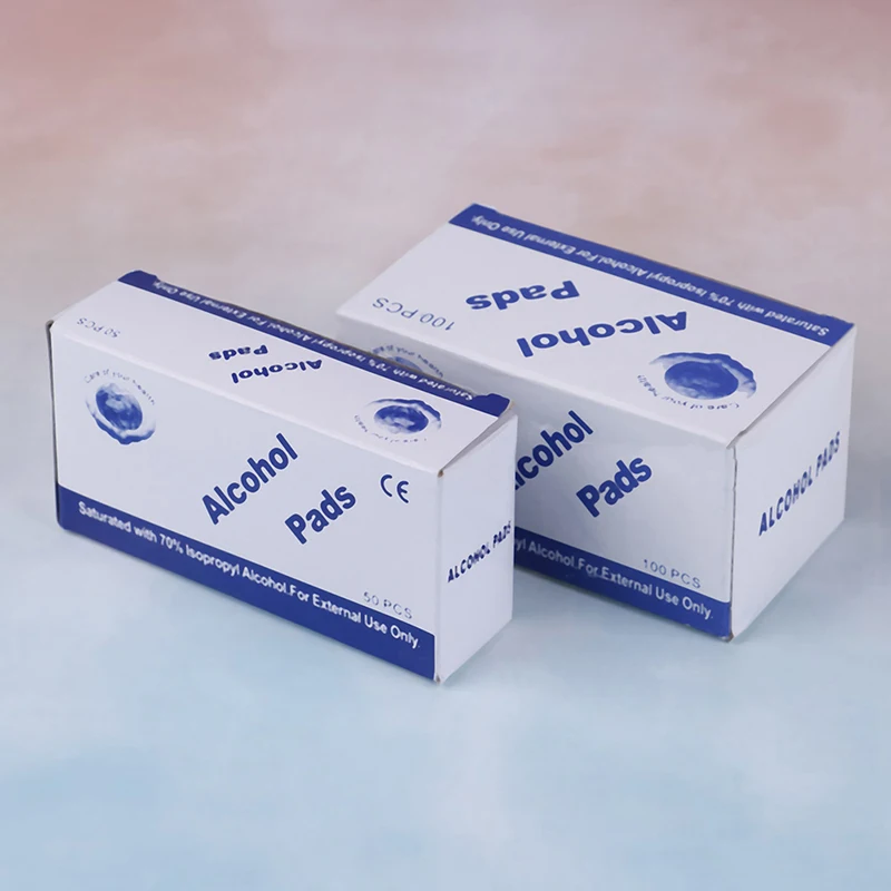 100 шт. спиртовые влажные салфетки Одноразовые дезинфекции Prep Swap Pad антисептик