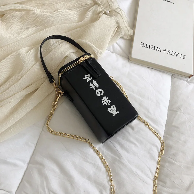 

2019 Simple Stlye Canvas Coin Purse Zipper Pouch Women's Mini Coin Wallet Personality Fashion Girl's Small Square Bag