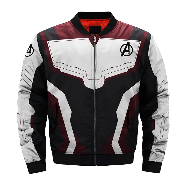 Avengers Endgame Quantum Realm Cosplay Costume Jacket Hoodie T shirt Superhero Captain America Hulk Marvel Jacket Sweatshirt