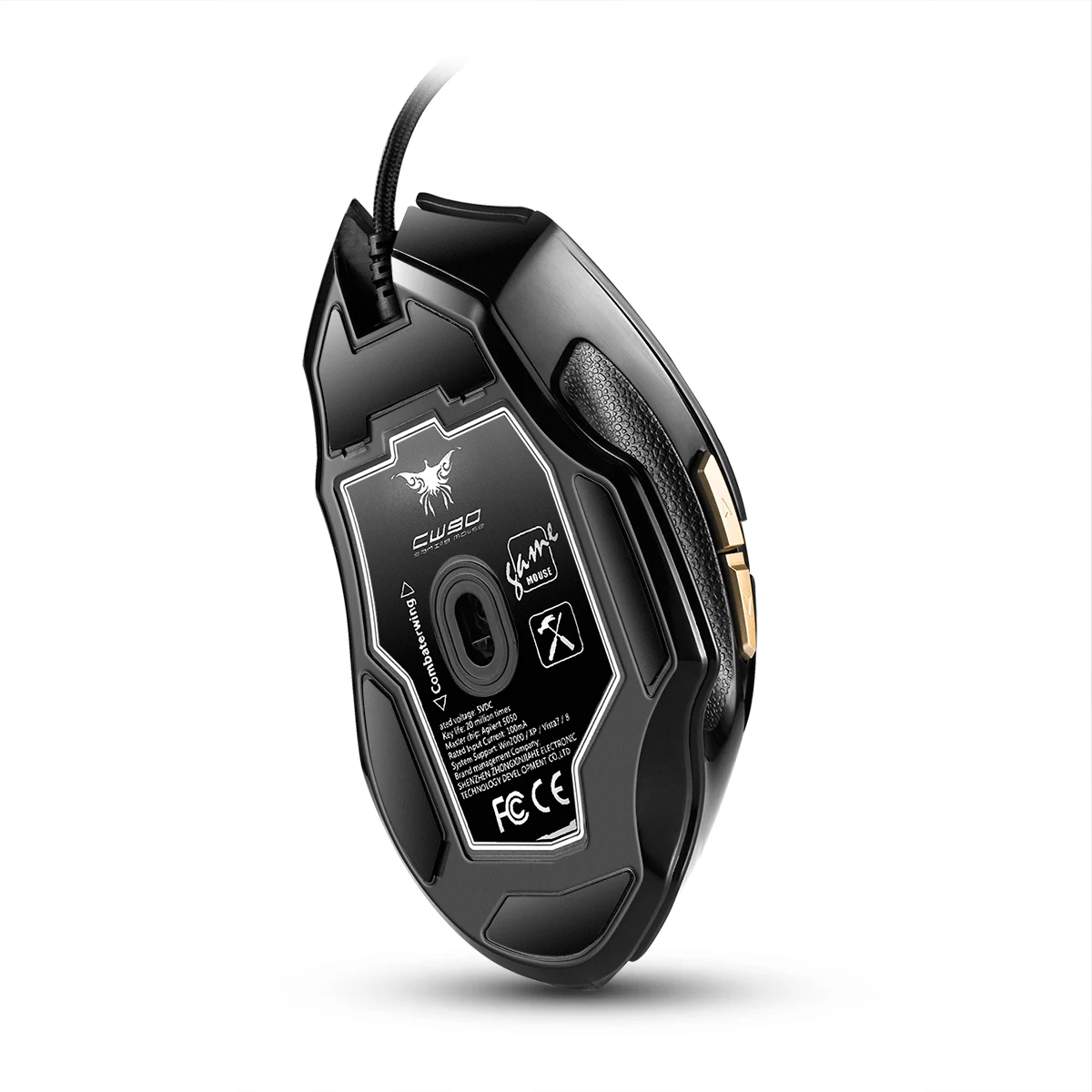  PC Gamer Mouse Gamer Computer Mice 9D Programmable Key 3800 DPI USB Wired Optical ergonomic Gaming 