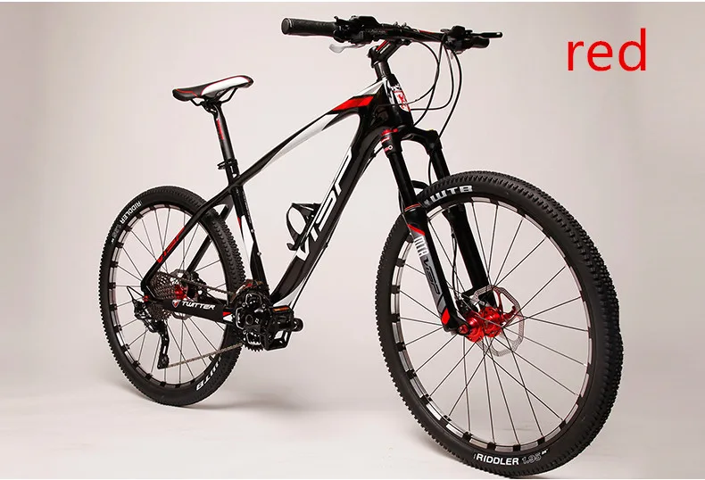 Flash Deal visp 33 30 27 Speed Carbon Fiber MTB Mountain Bike 27.5" 26" Ultralight Bicycle Cycle M8000 M610 Group Set & Hydraulic Brake 21