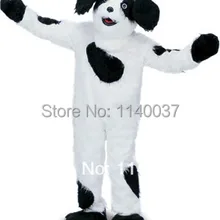 Талисман черный и белый овчарка маскот костюм ростовой костюм мультяшный персонаж карнавальный костюм маскарадный костюм