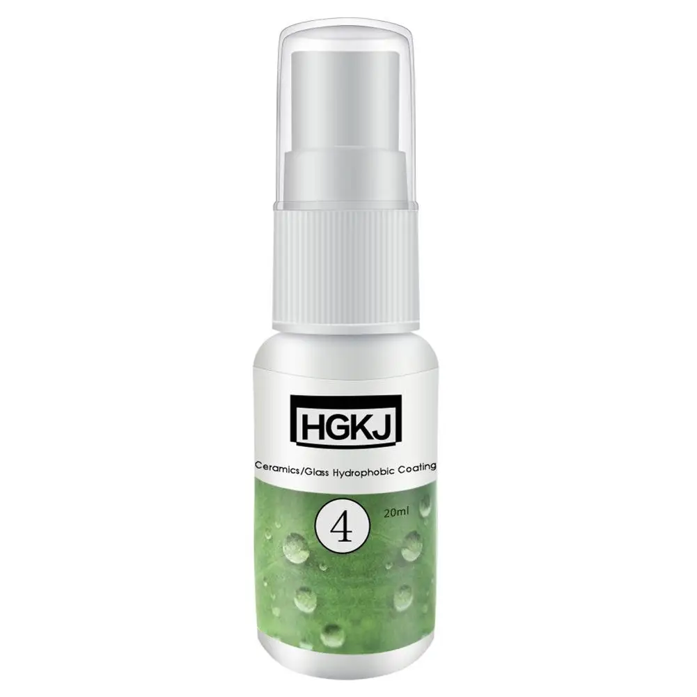 

HGKJ-4 Nano Car Glass Hydrophobic Coating Rainproof Agent for Automobile Vehicle Glass and Ceramics Auto Cleaner 20ML 50ML