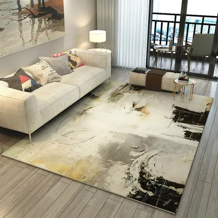 Zeegle Abstract Paint Carpet Bedroom Bedside Rugs Home Decor Area Rug Non-slip Sofa Table Floor Mat Living Room Carpet Kids Rug
