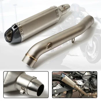 

Z 800 Exhaust Muffler System Carbon Motorcycle Mid Link Pipe and Exhaust Pipe Escape with DB Killer for Kawasaki Z800