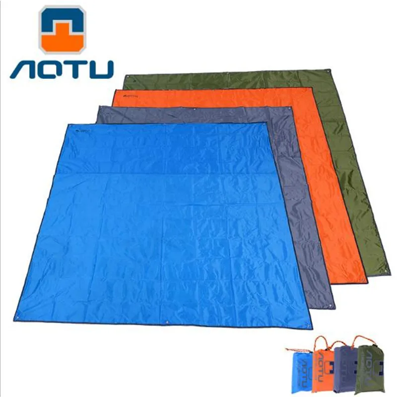 

Outdoor Picnic BBQ Camping Pad AT6210 Mat 215x215cm Moisture Waterproof Oxford Groundsheet Sunshade Beach Tent Awning