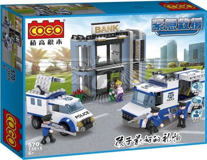 lego bank police