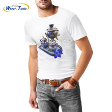 2017 Summer Short Sleeve Men’s T-shirt White Cotton 3D Printed Casual Tees Top Clothing For Man Tee Shirt Homme De Marque