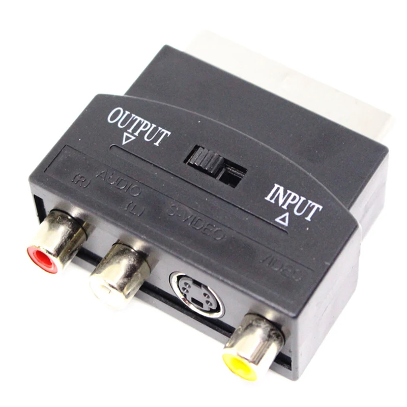 Щеточка для AV S терминал 21 pin SCART евро вилка цветная линия SCART головка для AV ремень монтажная плата