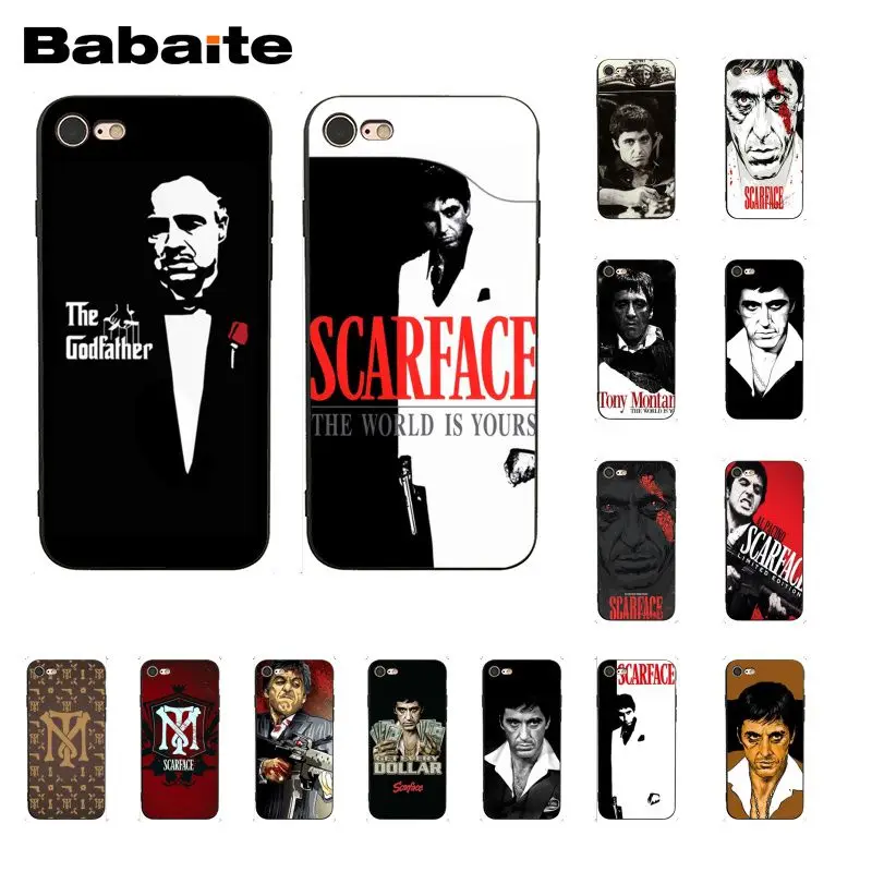 

Babaite Scarface Godfather For Man Phone case for iphone 11 Pro 11Pro Max 8 7 6 6S Plus 5 5S SE XR X XS MAX