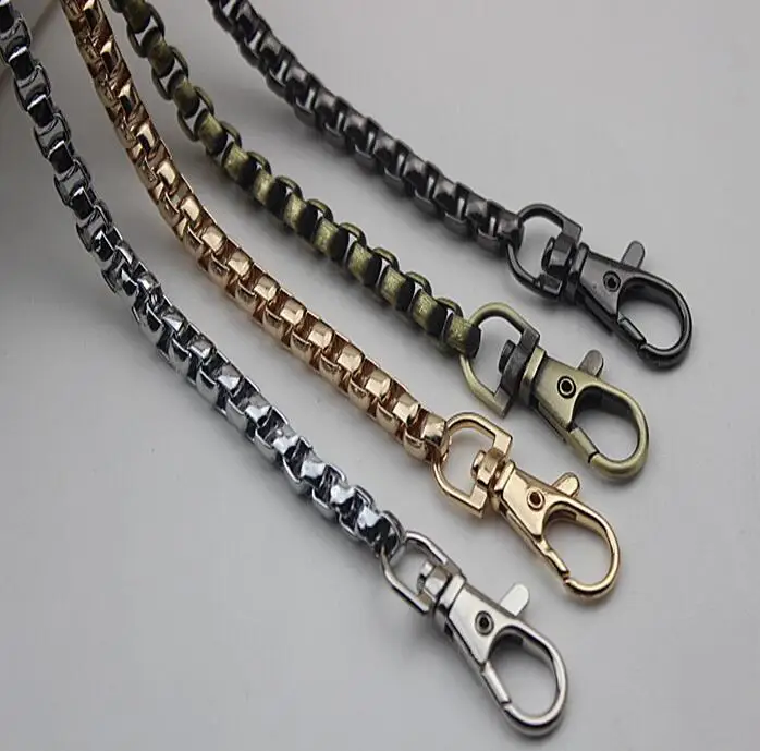 (2 PCS/lot) plating high end DIY leather handbag aglet chain length 120 ...