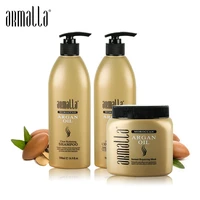 Morocco Argan Oil Treatment Damaged Dry Armalla 500ml Natural Shampoo+500ml Deep Conditioner+500ml Argan Oil Hair Mask 1