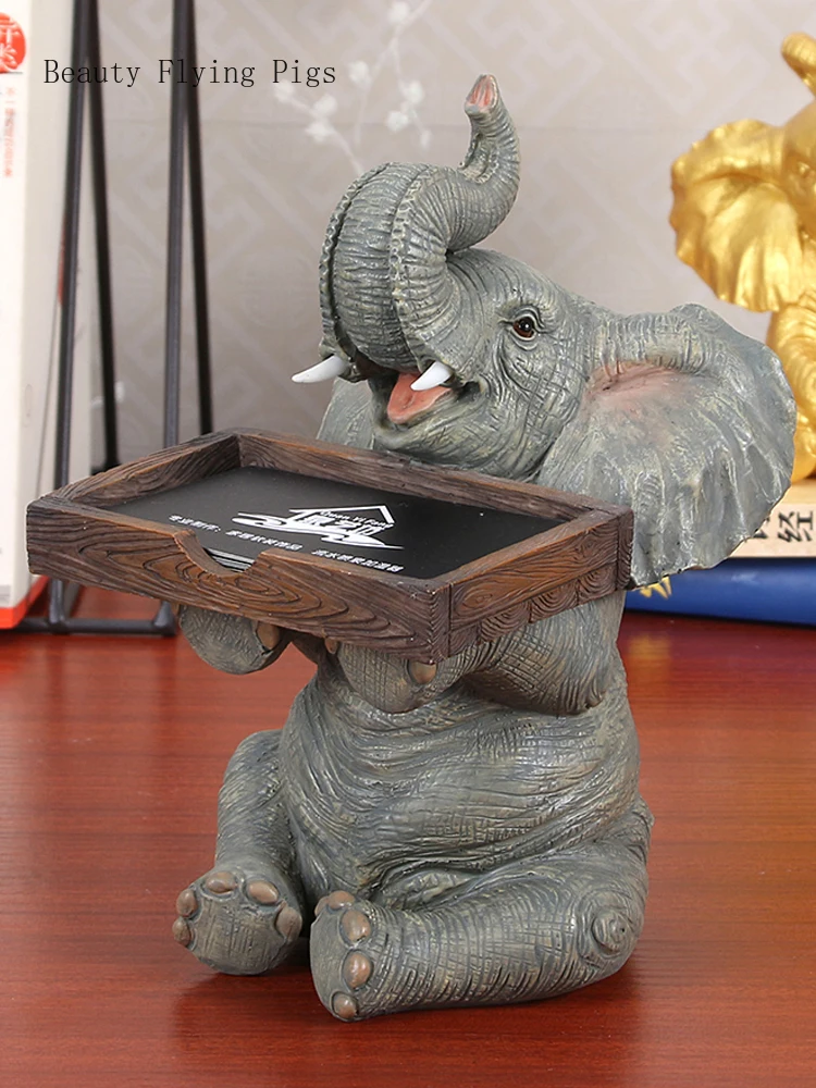 

Direct desktop personality creative gold business card holder ashtray toothpick box business desk storage box note holder