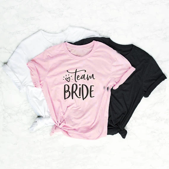 bride and bridesmaid tops